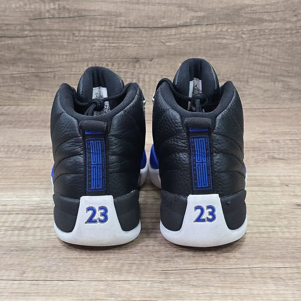Nike Air Jordan 12 Retro Hyper Royal Women's Sz 6 Black Blue Shoes (AO6068-004)